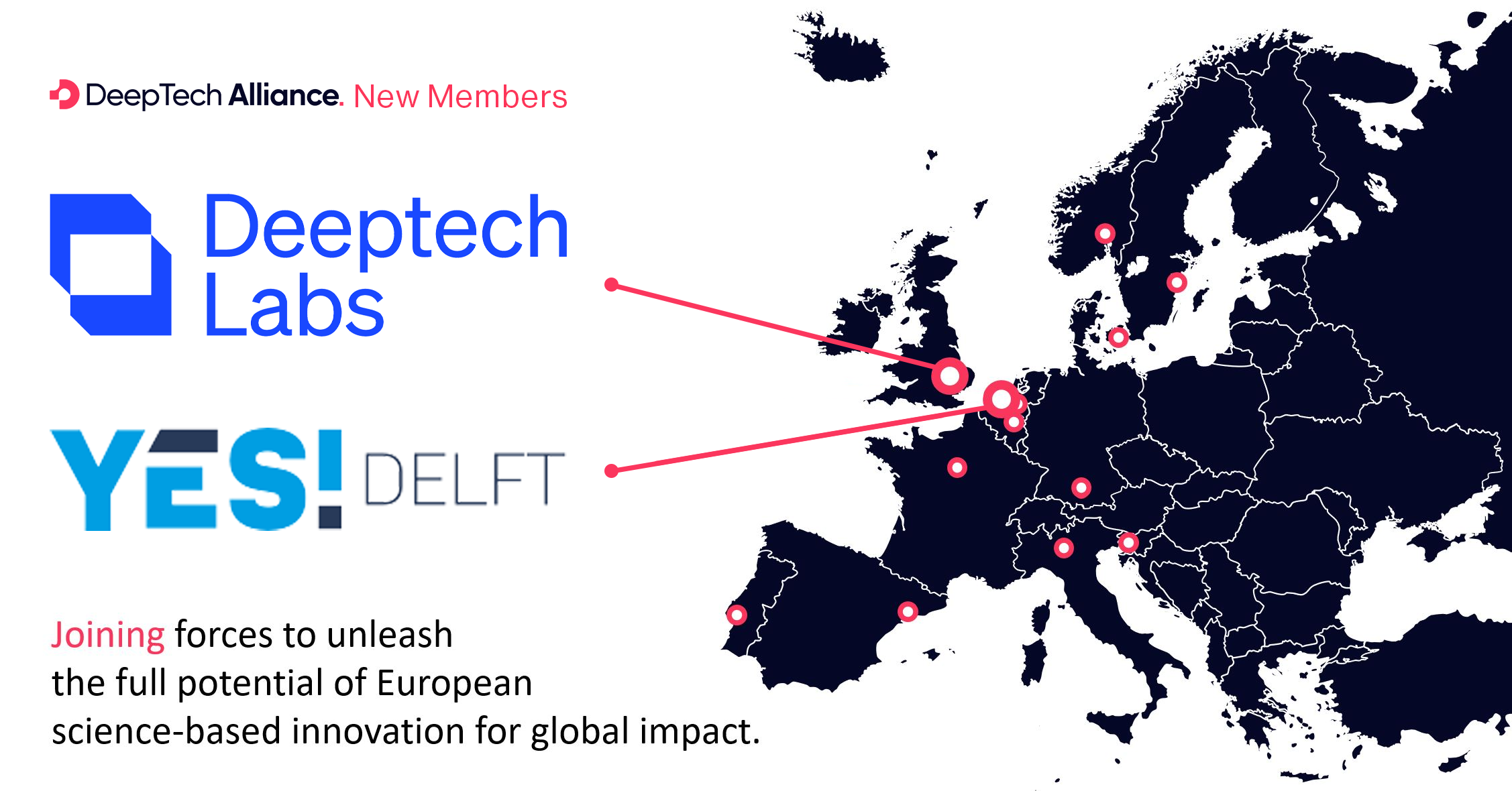 YES!Delft and Cambridge DeepTech Labs join DeepTech Alliance